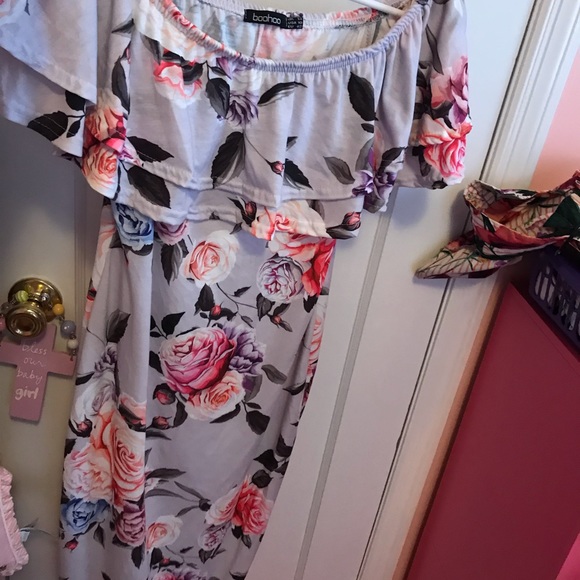maternity floral dress - Picture 3 of 3